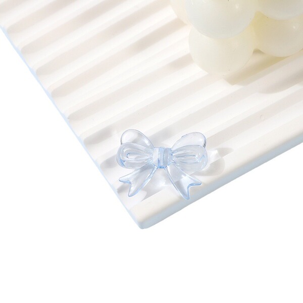 Acrylic transparent hair band with bow