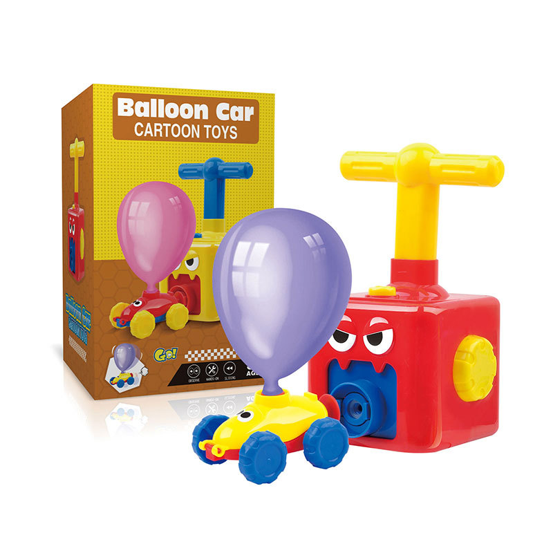 귀여운 야수 풍선 자동차 [레드]