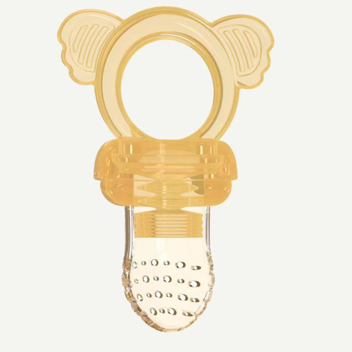 Children's food-grade silicone teething ring complementary food fruit and vegetable teethers baby soothers nipples baby supplies wholesale