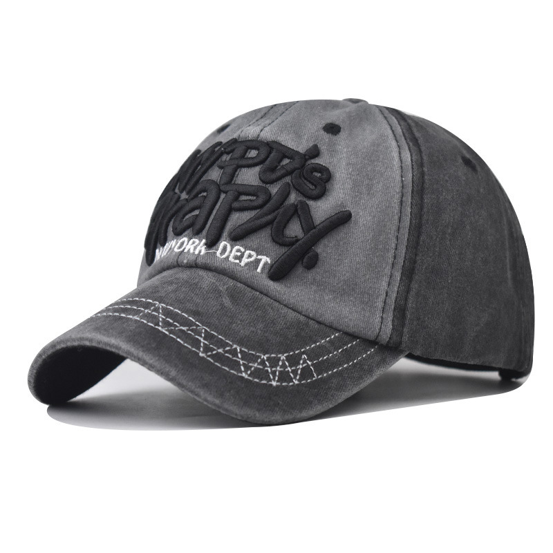 Lavados transfronterizos para hacer viejos NYPD graphy gran gorra de béisbol bordado de moda universal para hombres y mujeres cuatro estaciones gorra de lengua de pato