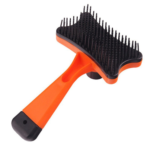 Pet comb wholesale push-type dog combing brush knotting needle comb to remove hair small and medium-sized dogs and cats pet supplies