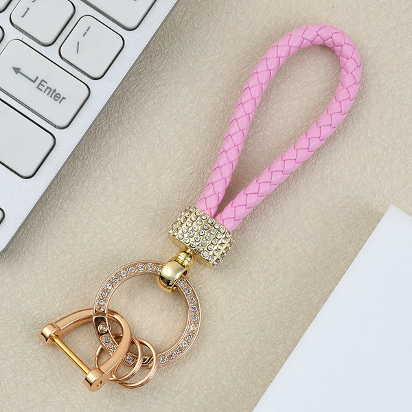 Gold diamond buckle-pink