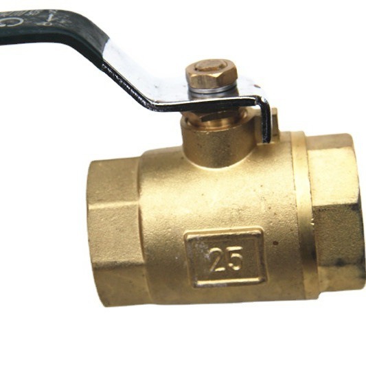 Válvula de bola de alambre interno todo tipo de accesorios de tubería de latón de alta calidad