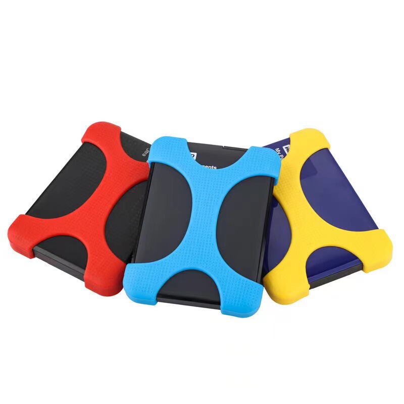 2.5-inch mobile hard disk silicone case protective cover universal protective cover drop-resistant shockproof hard disk protective cover 2.5-inch mobile hard disk silicone case protective cover universal protective cover drop-resistant shockproof hard disk protective cover