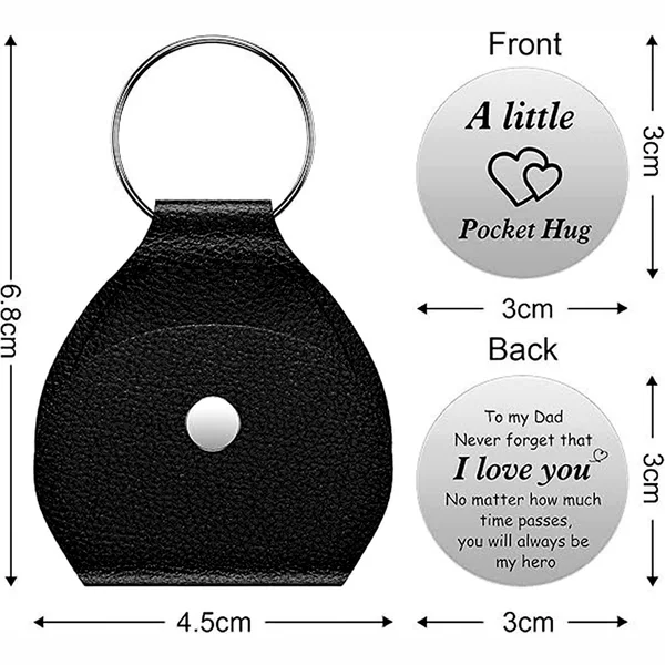 Awesome little reminder Decision Coin Pocket Hug Pocket Card Double-sided Text