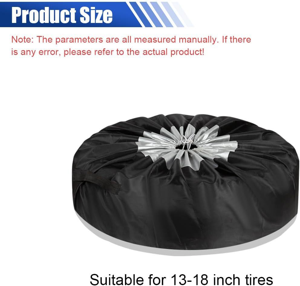 Amazon's Best-Selling 190t Polyester Taffeta Tire Cover, Car Spare Tire Cover, Snow Tire Storage Bag, Wheel Protection Cover
