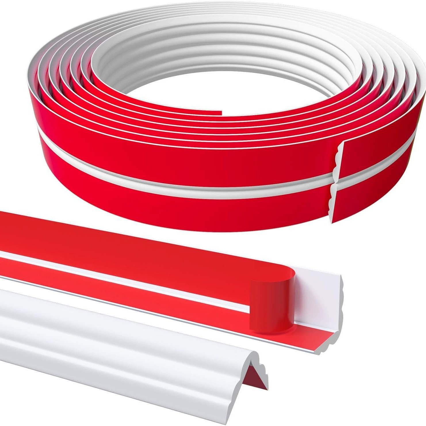 Внутренний и внешний угловые украшения формируются, 4,1 см х 6,1 м моментально очищены и прикреплены к отделке стены, защита угла, от