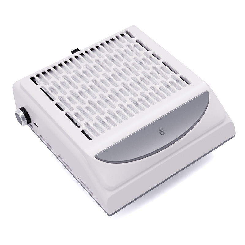Aspiradora de uñas transfronteriza 100w de alta potencia colector de polvo de uñas velocidad ajustable con almohadilla de mano aspiradora de uñas de escritorio
