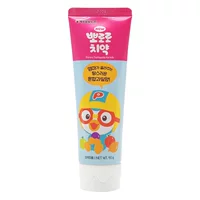 Корейская зубная паста Pororo Bolele Детская зубная паста Bolele для мальчиков и девочек с фруктовым вкусом от 2 лет и старше 90 г