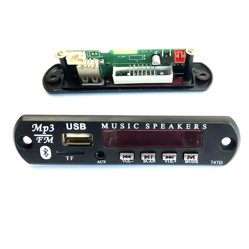 MP3デコーダボードbluetoothモジュールプレーヤーカードマイク付きソケットラジオモジュール車載オーディオボード