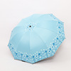 Umbrella 22 years of new 10 bone plus reinforcement vinyl sunscreen sun and sunny sun umbrella strong folding umbrella