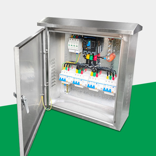 Complete set of distribution box garden landscape street lamp control box water pump control intelligent time control switch lighting box installation