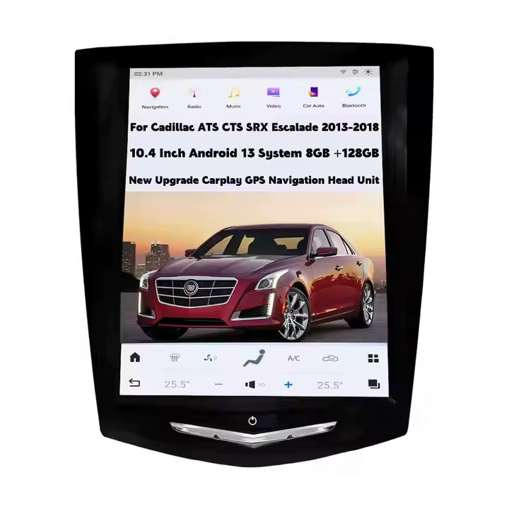 Горячие товары, подходят для Cadillac Escalade ATS CTS SRX, Android-модифицированная большая центральная навигационная панель
