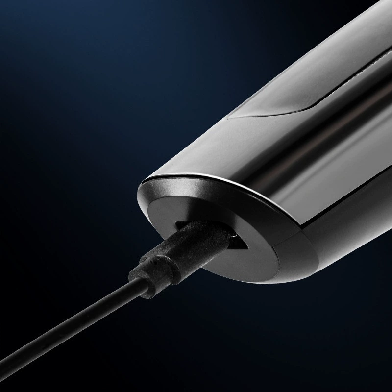 Умная электрическая электробритва, LED-цифровой дисплей, перезаряжаемая USB‑C, полное мытье тела, 4‑в‑1
