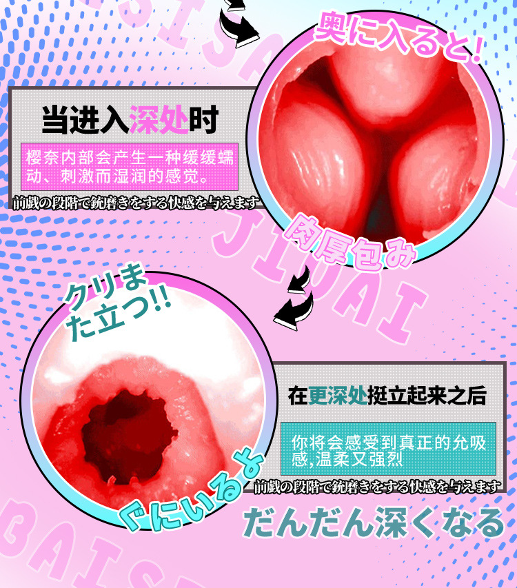 Jiuai Manual Masturbator TPE Half-body Model with Realistic Vagina and Buttocks, Sena Variant — detail image 6