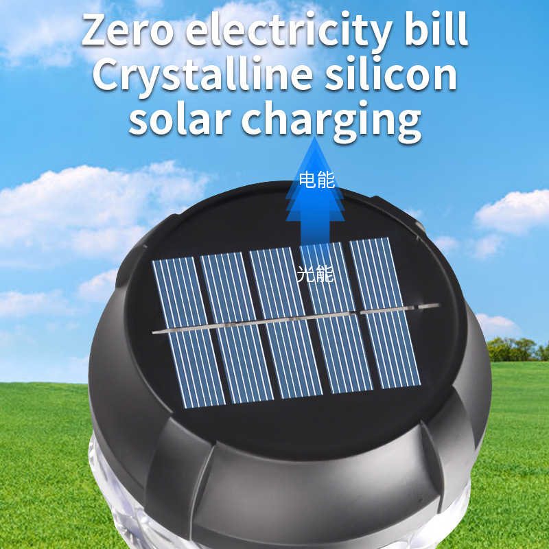Solar impermeable al aire libre jardín lámpara hogar césped lámpara tierra enchufe jardín Villa paisaje decoración iluminación luz y sombra lámpara