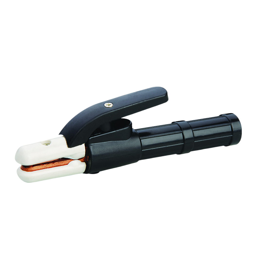 Pinzas de soldadura al por mayor de la fábrica de origen, pinzas de soldadura no calientes, clips de soldadura de diamante negro anticaídas, pinzas de soldadura de grado industrial de 500A. image 21