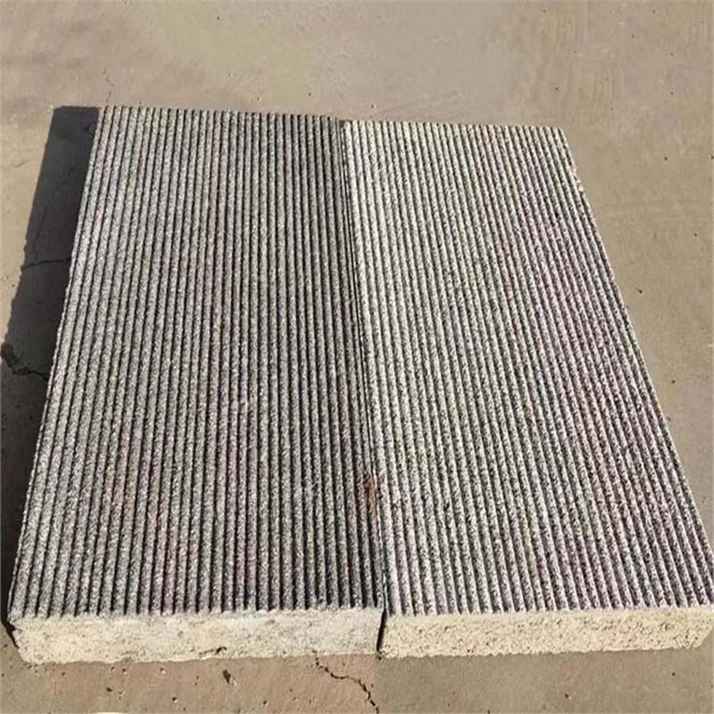 海南万宁花岗岩石材 透水砖条纹砖 拉丝砖 拉毛砖 芝麻灰水泥 PC