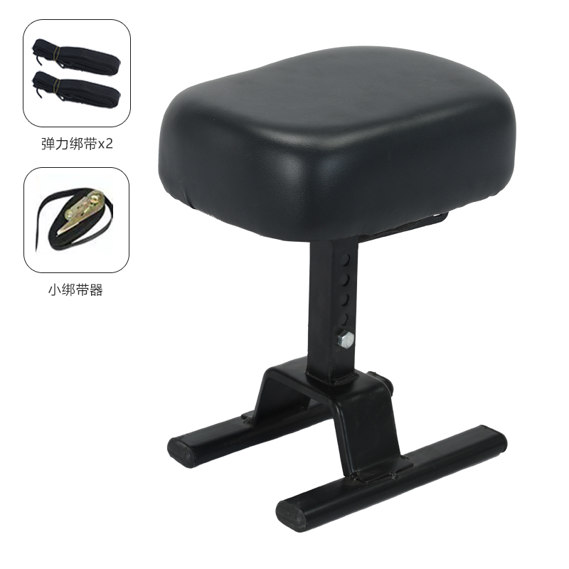 ✿Black hummer thickened 010 single seat + adjustable + small tie down device