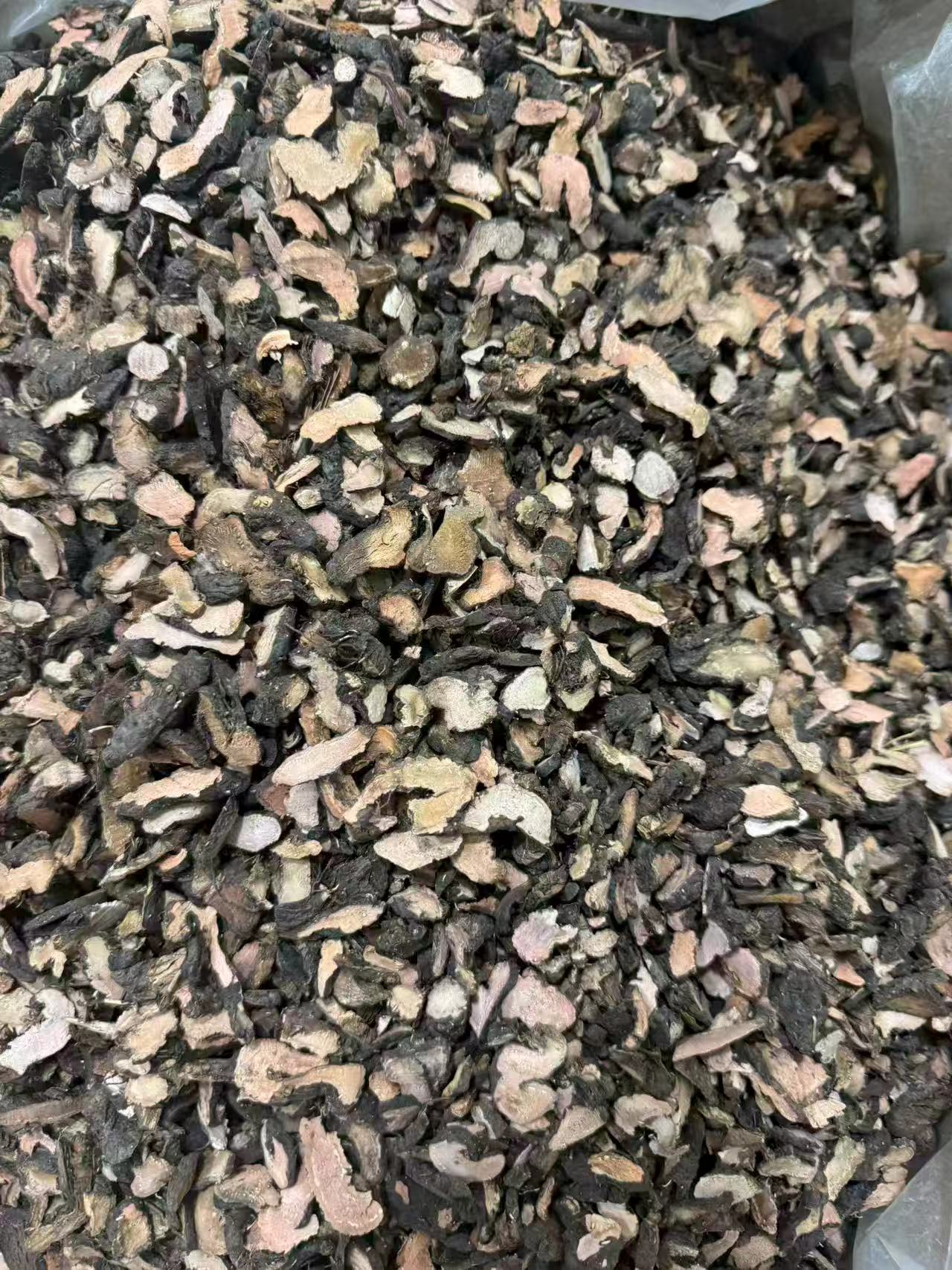 Purple Bistort Root Zishen 紫参 Dried Bistorta officinalis Rhizome Slices Traditional TCM Herb 1000g Bag preparation