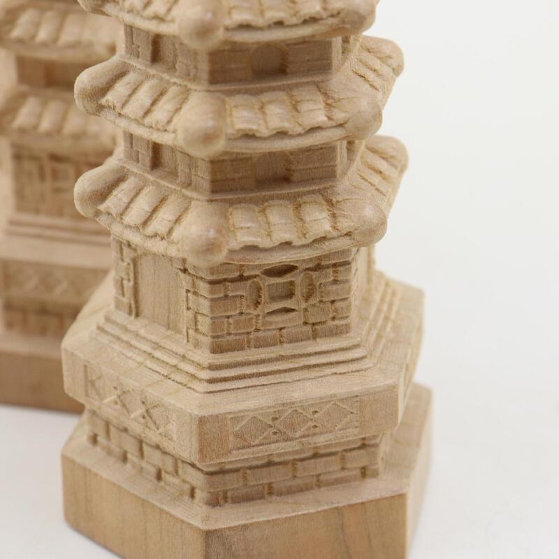 桃木7階9階11階13階文昌塔木造彫刻置物工芸品事務室試験置物卸売り|undefined
