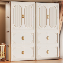 加厚收纳柜折叠置物柜家用卧室宝宝衣柜多层可移动儿童玩具储物柜