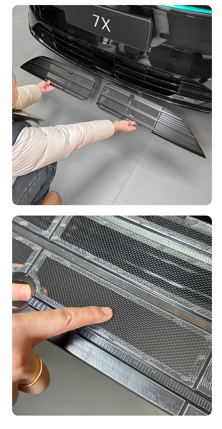 26 pieces of Zeekr 7X split-buckle insect-proof net, radiator guard, and dust-proof grille – specialized modification accessories for cars