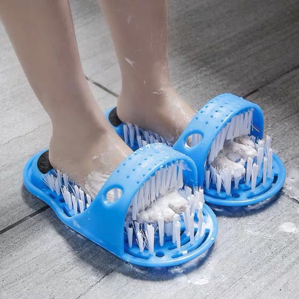 Perezoso cepillo de lavado de pies de succión tipo pared de lavado de pies frotando zapatillas de piedra de molienda para eliminar la piel muerta artefacto mágico baño limpio succión fuerte image 3