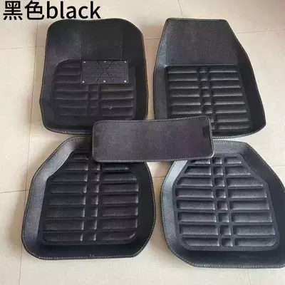 Suitable for Left and Right Steering Wheel Universal Car Floor Mats, Large Waterproof and Wear-Resistant Floor Mats for the Driver's Seat, Suitable for Middle Eastern and Southeast Asian Models (Universal Foot Pad) - black-universal-fit-5-seater-floor-mats-universal-fit-for-left-hand-drive-and-right-hand-drive-vehicles-with-five-seats