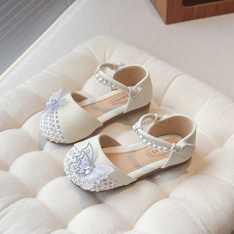Niñas sandalias Baotou 2026 verano nuevo estilo de niños moda universal princesa zapatos mariposa Lefour zapatos para niños image 8