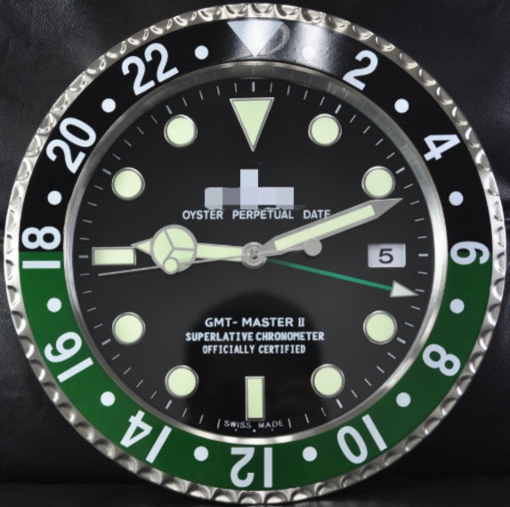 一件起批金属不锈钢夜光客厅挂钟GMT静音钟表专供出口Wall clock|undefined