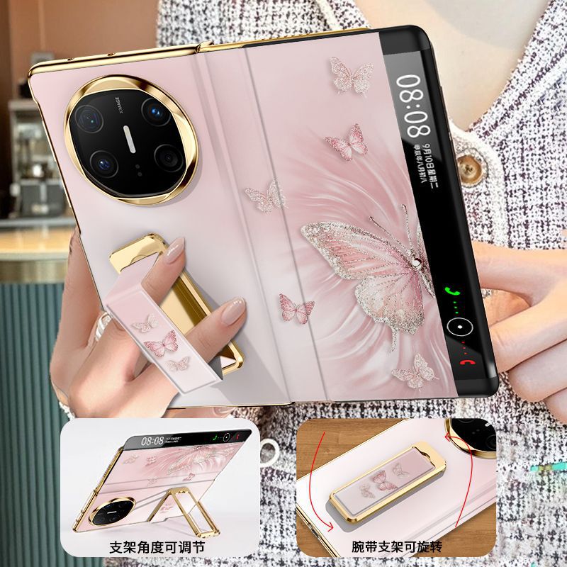 【翻盖腕带支架】适用华为matex6手机壳X6新款x5典藏版x3高级xt|undefined