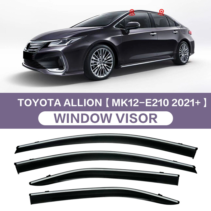 For Toyota COROLLA Sedan COROLLA Asian Lion Lei Ling Sunny and Rain Blocks COROLLA Window visor