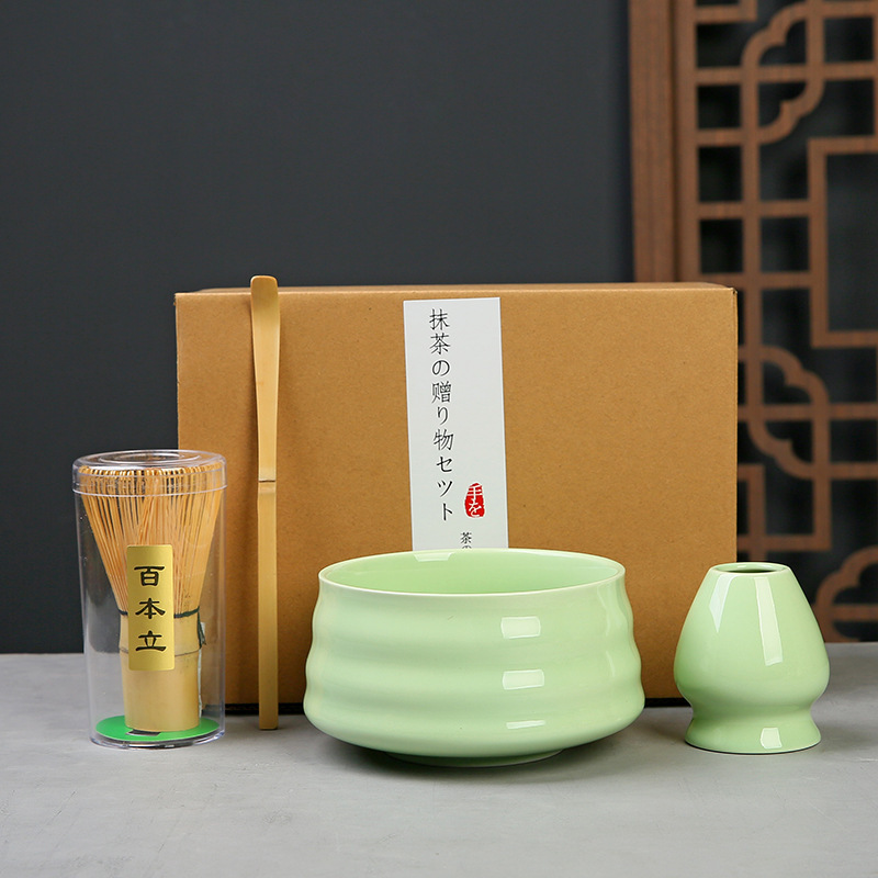 Cepillo de té de matcha de 100 centavos de matcha