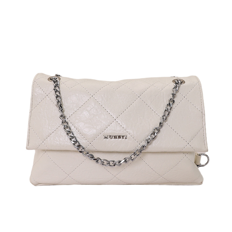 Bolso para mujeres 2026 nueva moda cadena de diamante bolso cuadrado de alta calidad lujoso ligero exquisito mochila de hombro