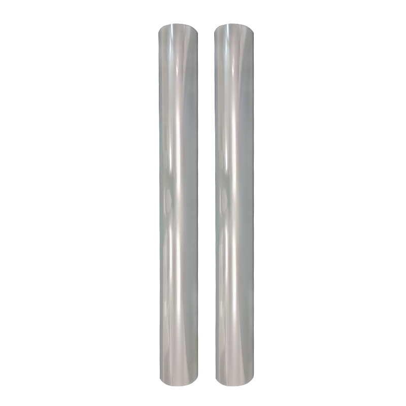 Montaje en frío Super transparente PET cristal película anti-arañazos película templada montaje tablero de PVC 18 alambre Membrana de alta permeabilidad bobina ventas directas de fábrica