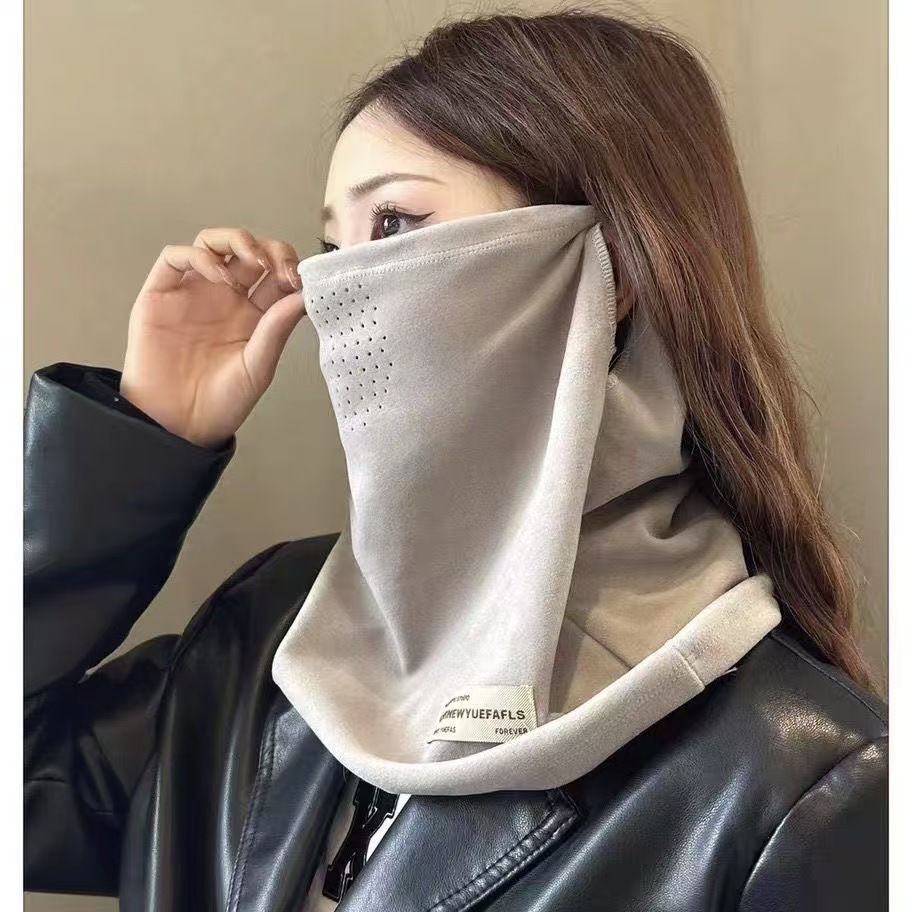 Invierno calentamiento cubierta de algodón grueso máscara 3D cubierta