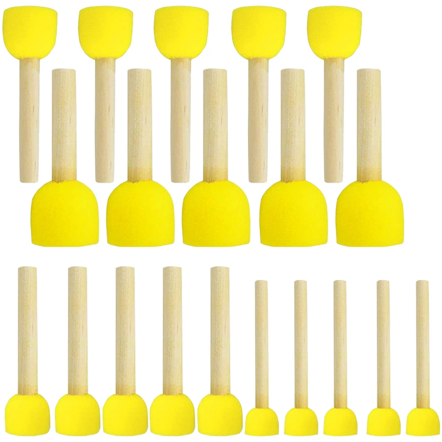 Трансграничная губка Грибная головка 1-4 DIY картина печать бревенчатая ручка для детей раннего образования завод прямых продаж