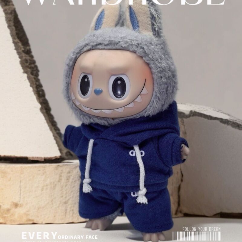 Dropshipping 代发仅衣服】挂件LABUBU公仔娃衣一二代盲盒拉布布|undefined
