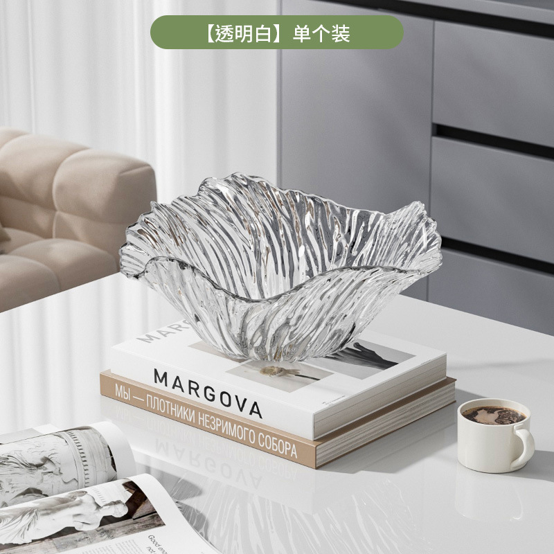 国境を越えた花びら型フルーツプレート、リビングルームのコーヒーテーブル用、ドライフルーツ、キャンディ、フルーツプレート、不規則な形、家庭用スナックディスプレイプレート、果物と野菜|undefined