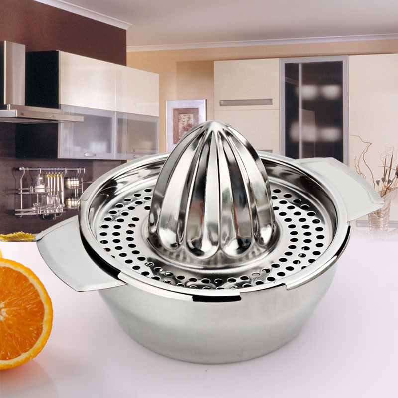 Exprimidor manual de acero inoxidable directo de fábrica Jugo de naranja Prensa manual de limón Exprimidor portátil al por mayor