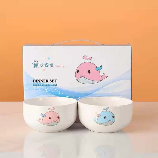 2 bowls of dolphin