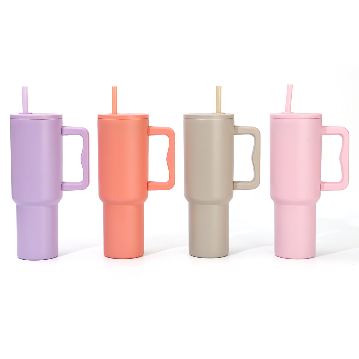 Tercera generación de 40oz tazas de automóviles de gran capacidad 304 tazas de acero inoxidable de mango de aislamiento térmico tazas de paja de aislamiento térmico al aire libre tazas de hielo