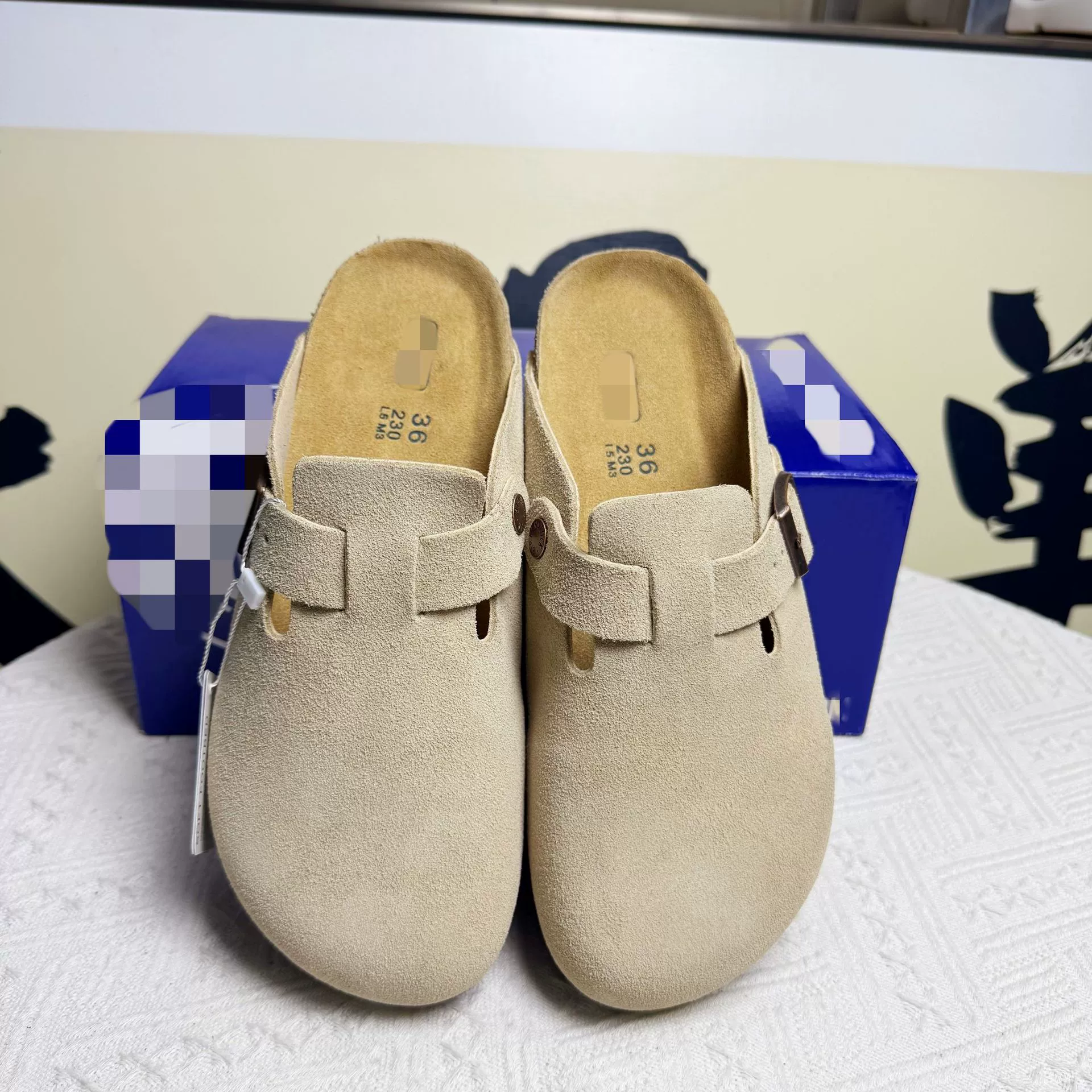 БК тапочки женские Баотоу рыбалка Birkenstock обувь Birkenstock полуподкладки из натуральной кожи пробка японская толстая подошва полуподкладки для мужчин и женщин