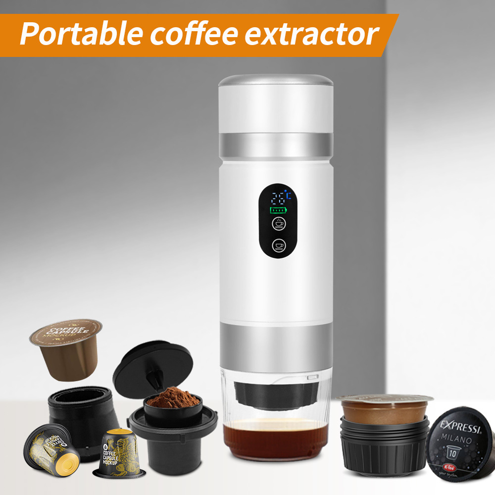 Portable Coffee Machine American Espresso Three-In-One Handheld Capsule Coffee Machine Extraction Cross-Border USB Charging