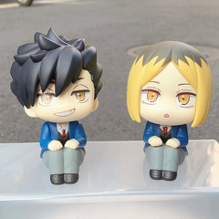 バレーボールアニメ LK シリーズ オーバーリング ブラックテール テツロウ フィギュア Q バージョン ビッグヘッド人形 車の装飾モデル
