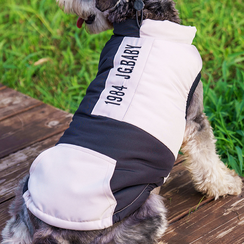 Oso de peluche de dos patas Bomei chenari Chaleco de perro pequeño Ropa de perro mascota transfronteriza engrosada Otoño e Invierno