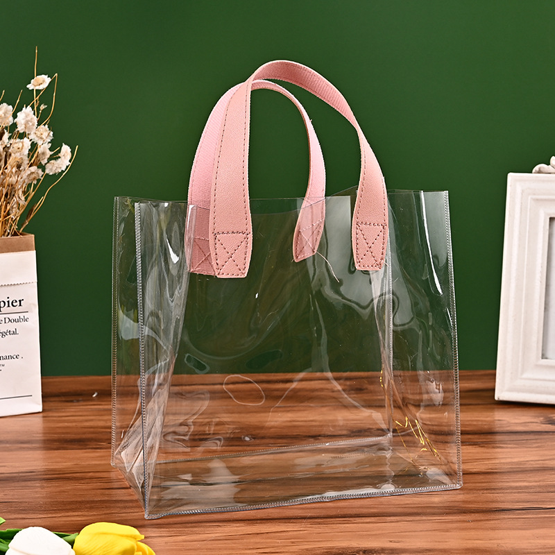 Daisy PVC bolsa transparente ins estilo bolsa de caramelo regalo bolsa de regalo fábrica en stock bolsa de embalaje de plástico