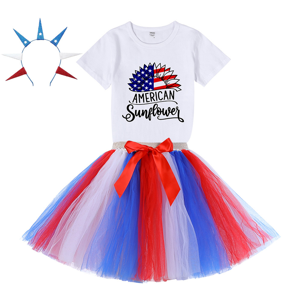 Комплект, аксессуар для волос, футболка, юбка