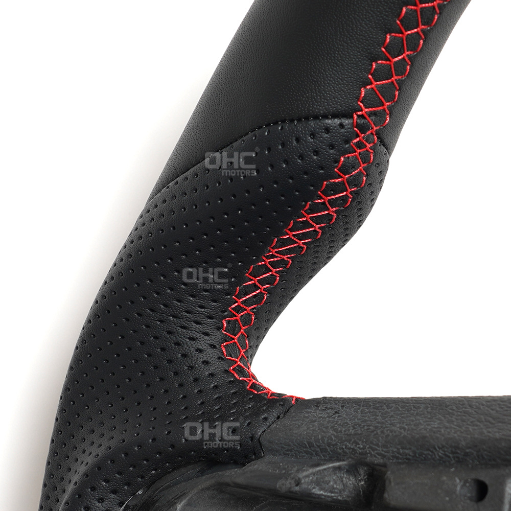 Cross-Border Hot-Selling Product Suitable for 15-20 Ford F150 Raptor Full Leather Car Steering Wheel Modification